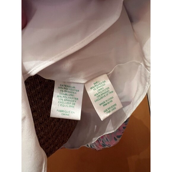 Lilly Pulitzer Blaire Flutter Sleeve Dress In Multi Hottie Dottie - Picture 12 of 14